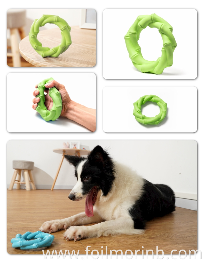 Tooth Cleaning Ring Dog Chew Toy